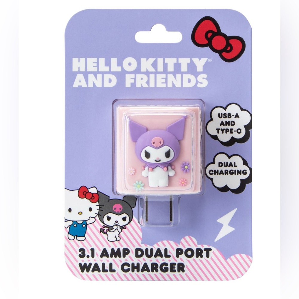 Kuromi—Hello Kitty And Friends® 3.1 Amp Dual Port Wall Charger